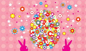 Happy Easter Background Design